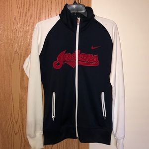 Cleveland Indians Nike track jacket size Large